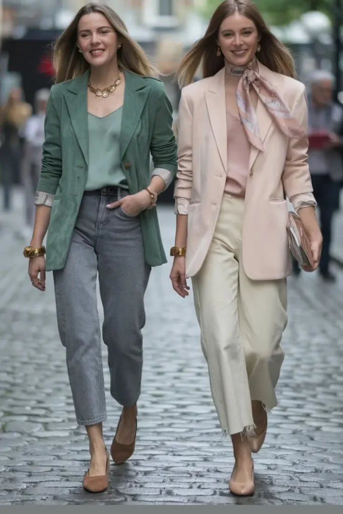 looks com tons pastéis