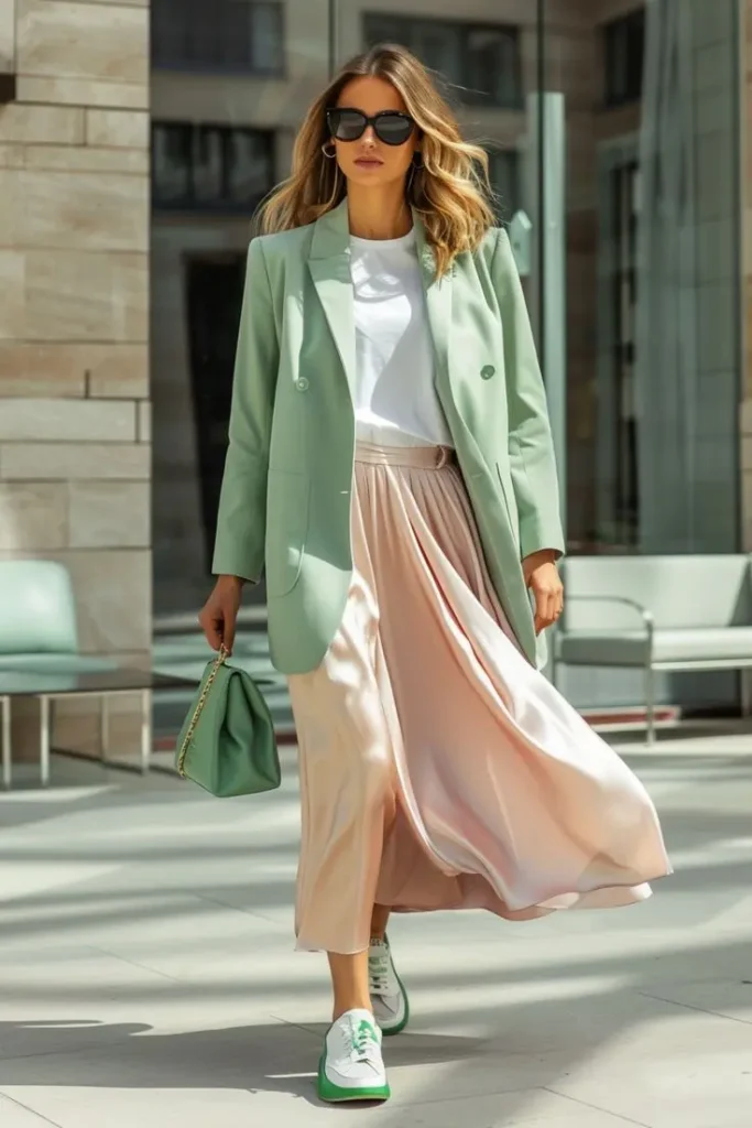 looks com tons pastéis